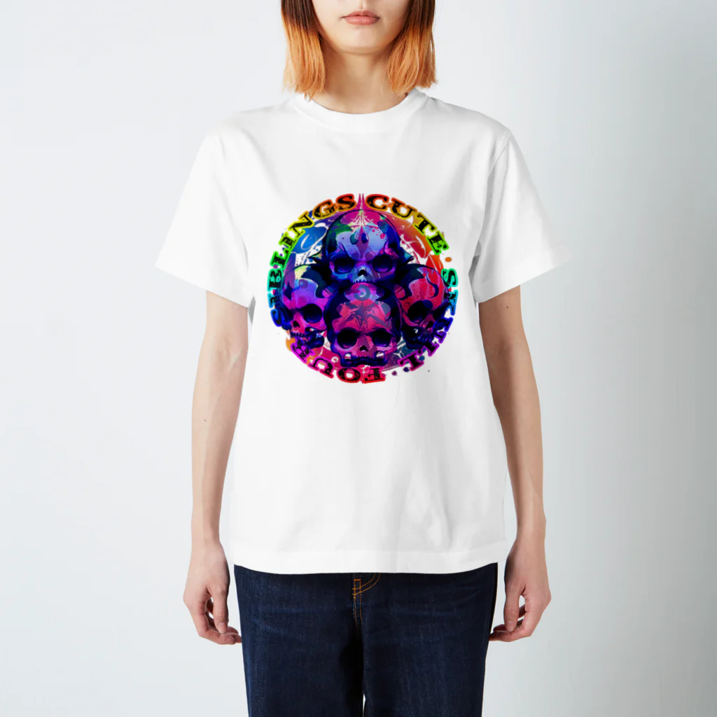 Ａ’ｚｗｏｒｋＳのCUTE SKULL FOUR SIBLINGS スタンダードTシャツ