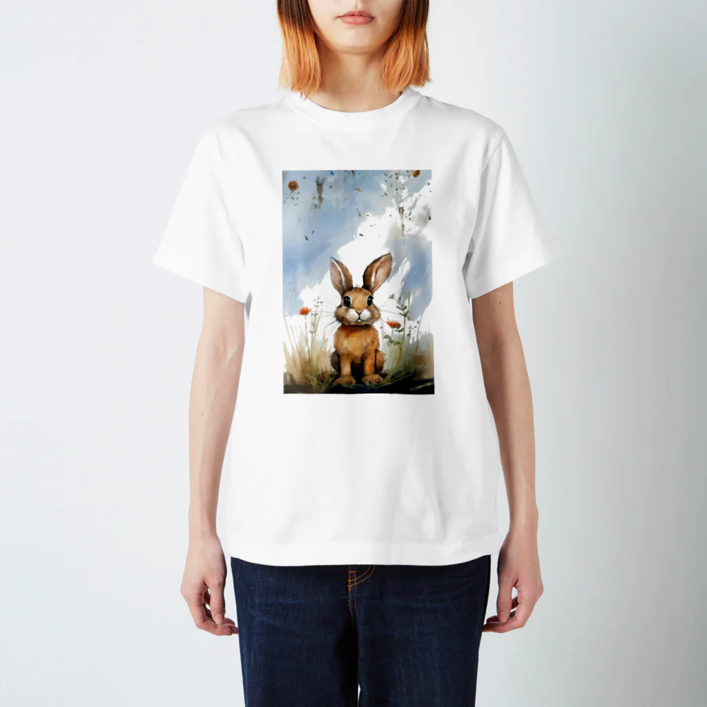 good_beefの迷えるウサギ Regular Fit T-Shirt