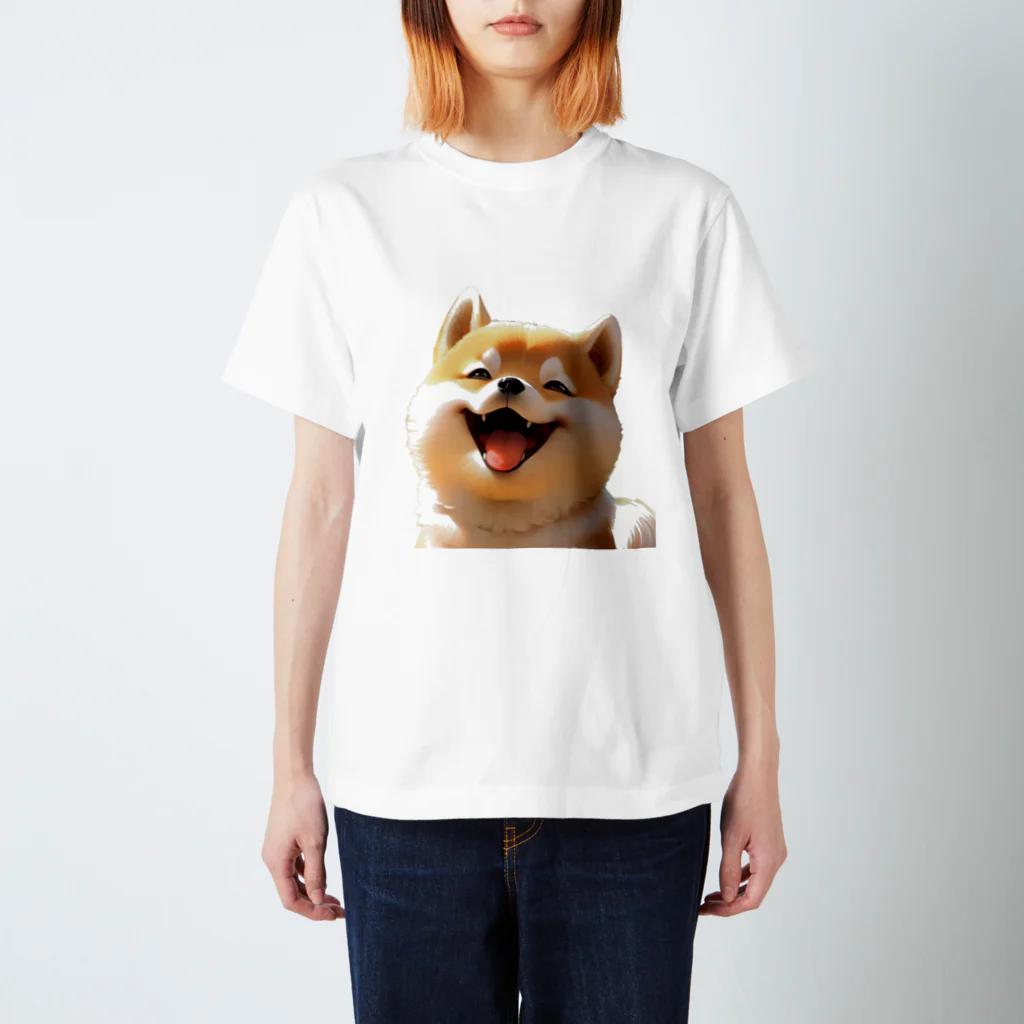 柴犬らっくのお店の柴犬らっく Regular Fit T-Shirt