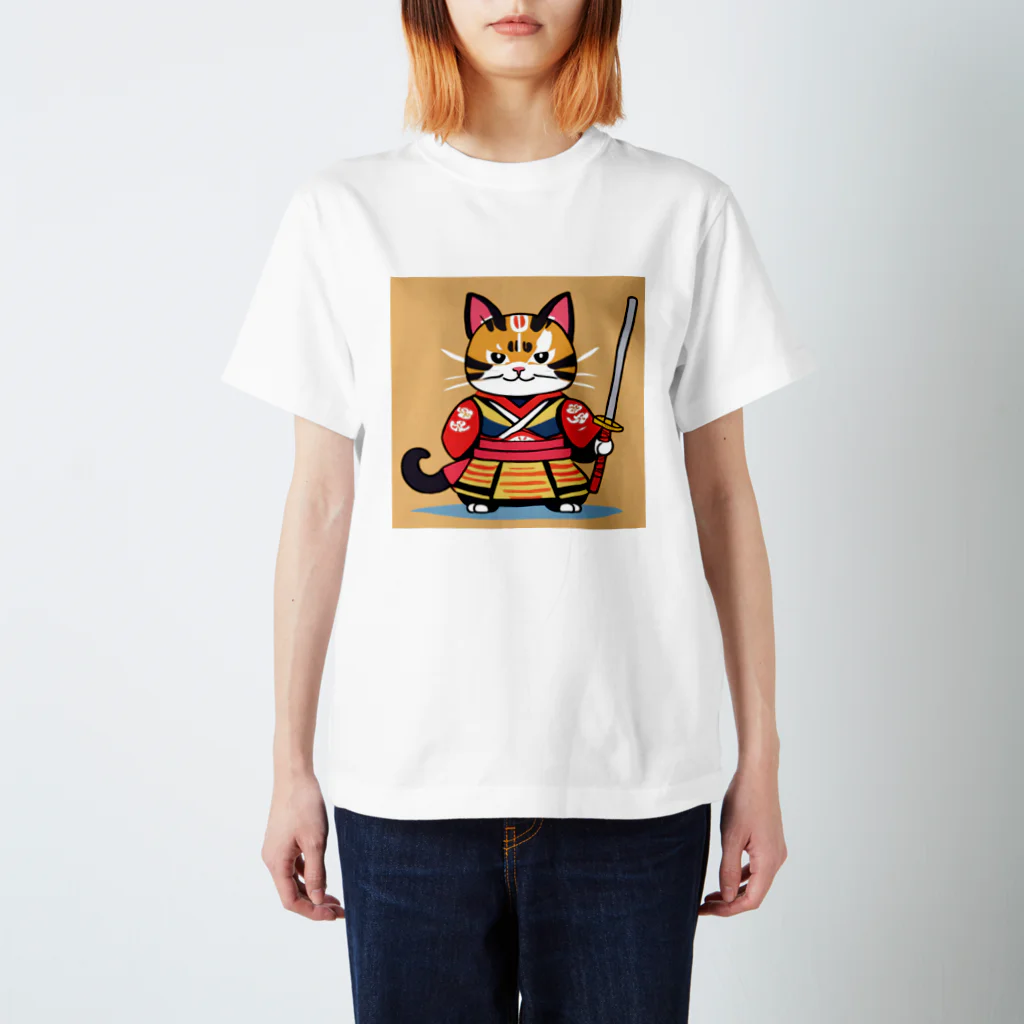 KATSUMINAの戦国武将猫 Regular Fit T-Shirt