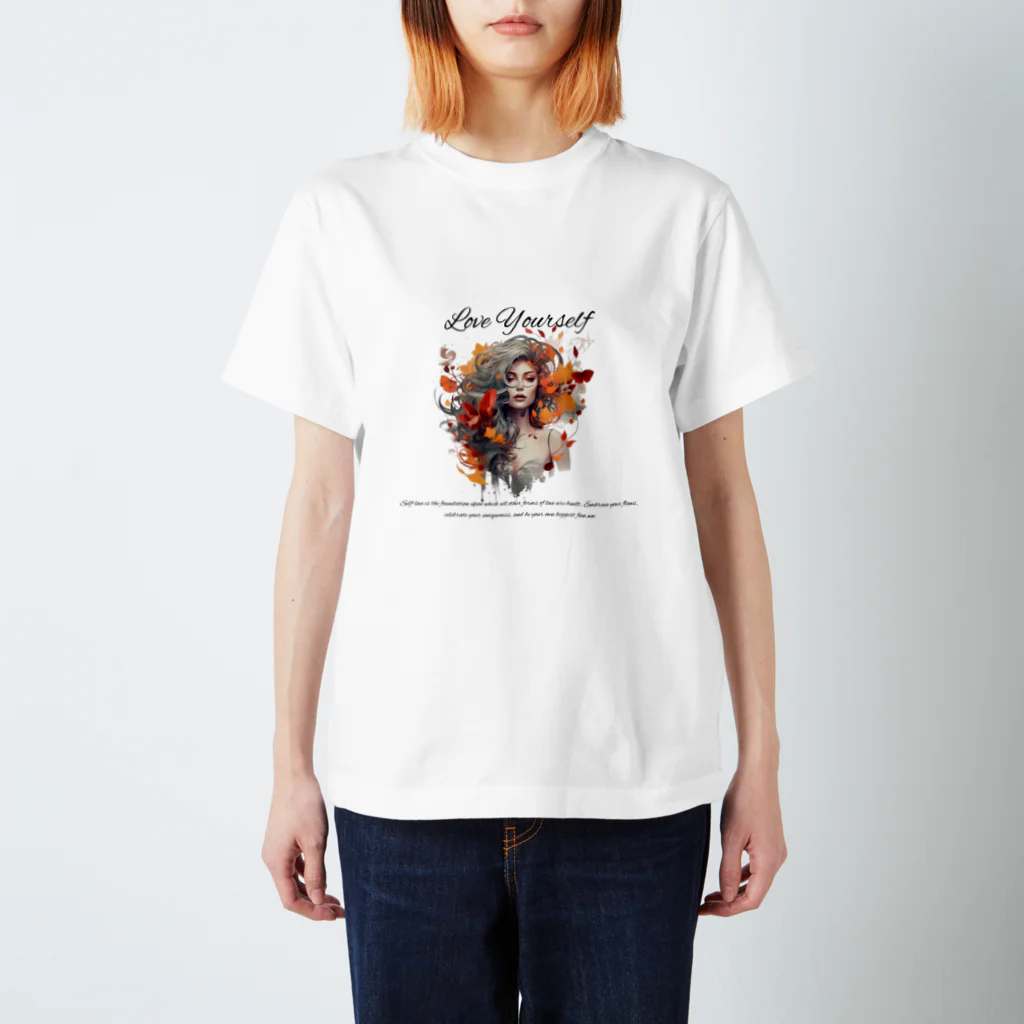 Natures thingのフローラルグレイス スタンダードTシャツ