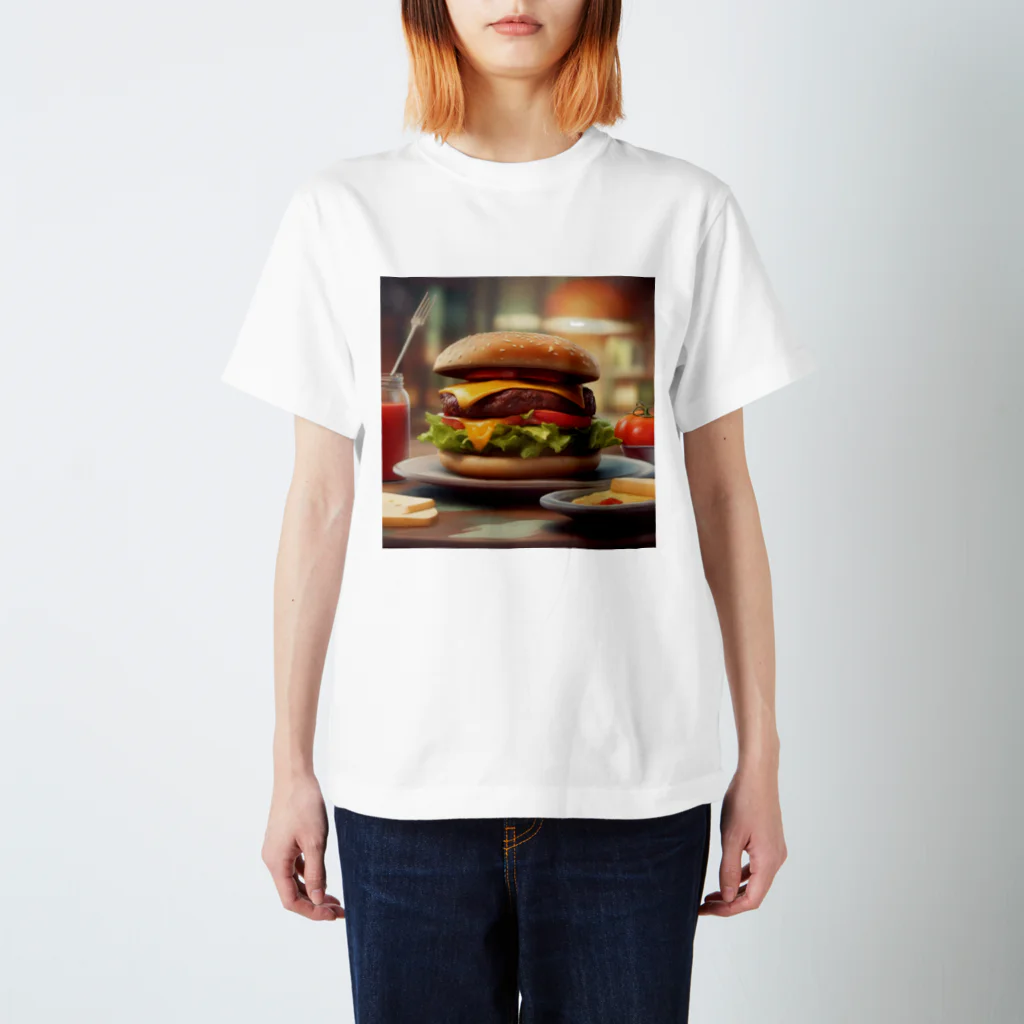 yusuke-kのハンバーガー スタンダードTシャツ