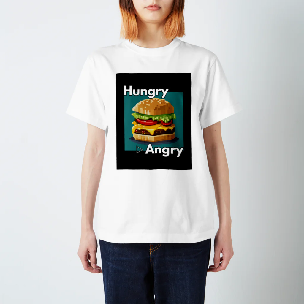 hAngryの【ハンバーガー】hAngry  スタンダードTシャツ