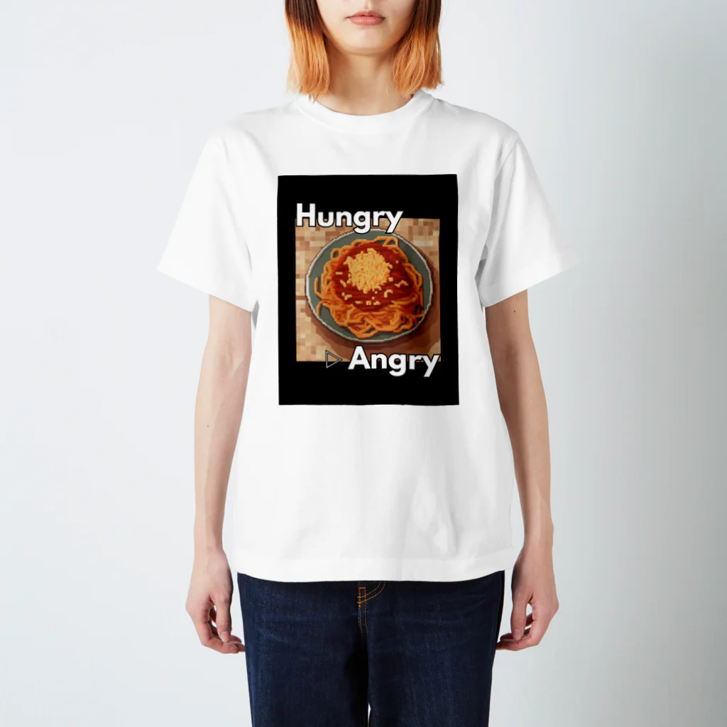 hAngryの【スパゲッティ】hAngry スタンダードTシャツ