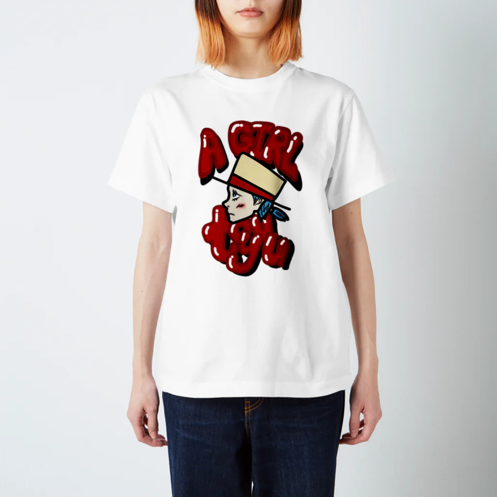 toyuuのA GIRL少女 Regular Fit T-Shirt