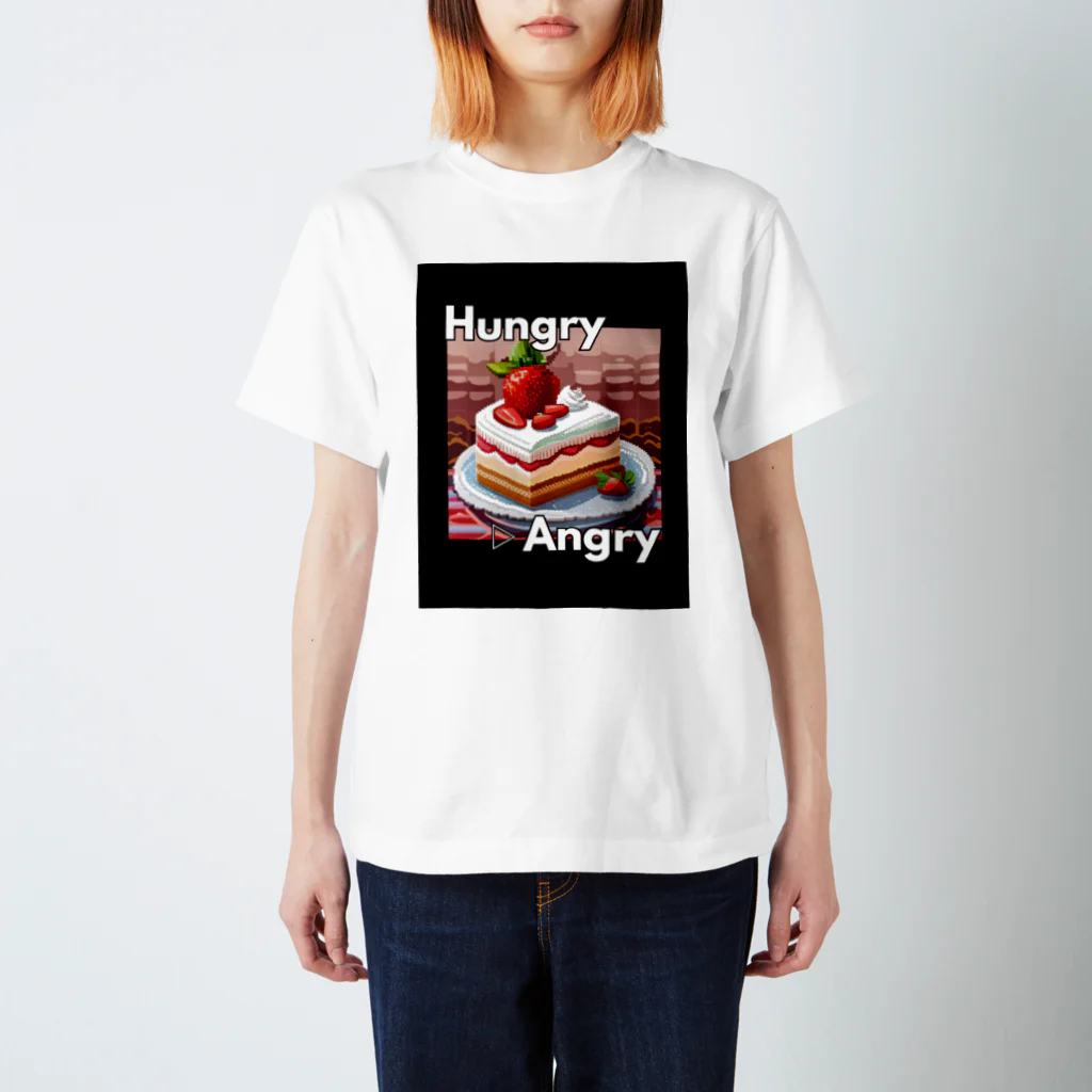 hAngryの【ストロベリーショートケーキ】hAngry スタンダードTシャツ