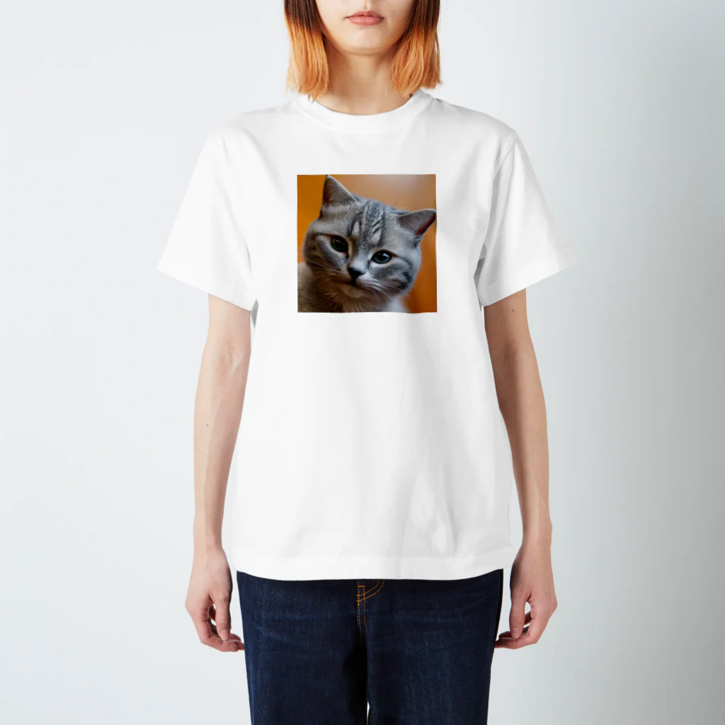 フリーダムの見つめる猫 スタンダードTシャツ