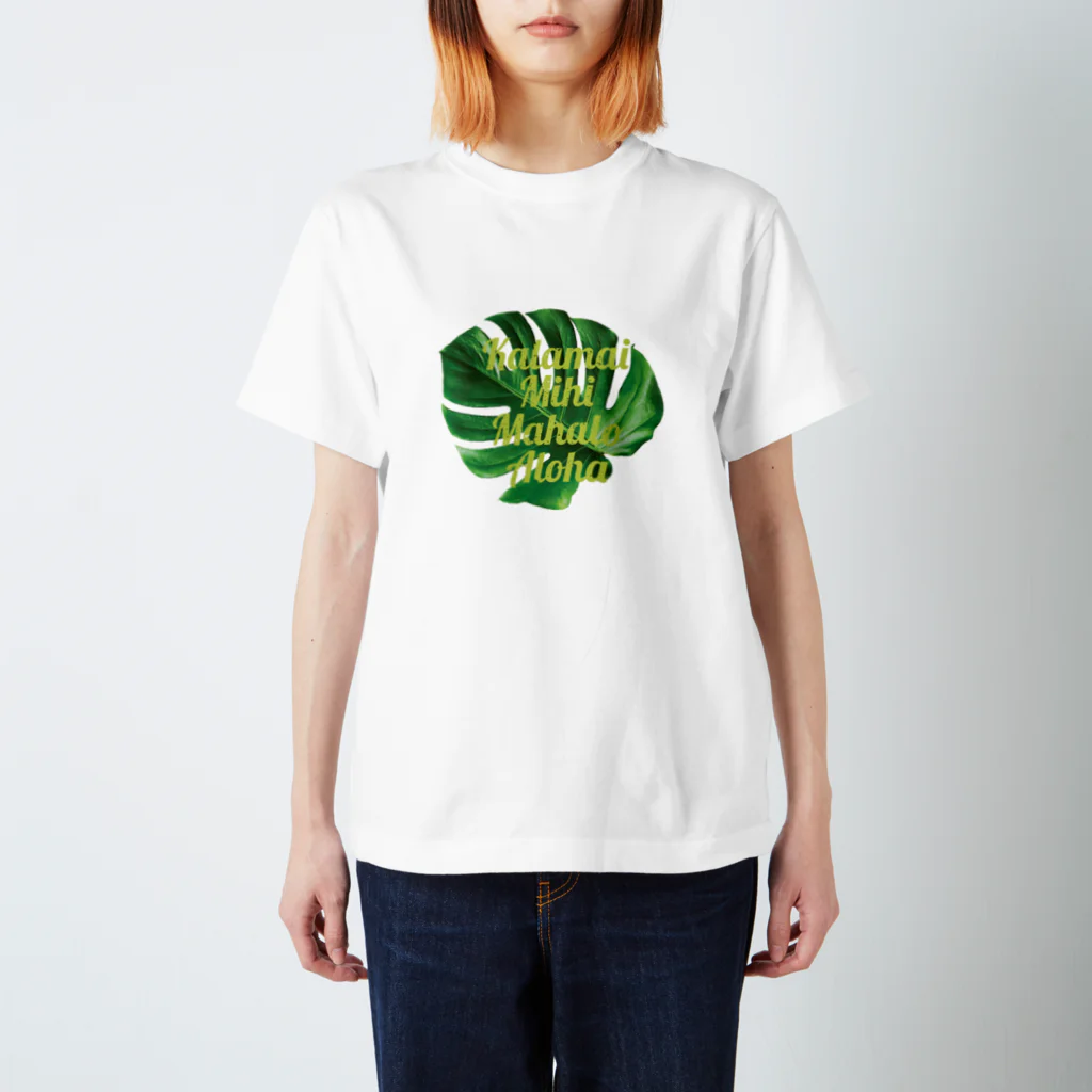 metao dzn【メタヲデザイン】のホ・オポノポノ（Leaf） スタンダードTシャツ