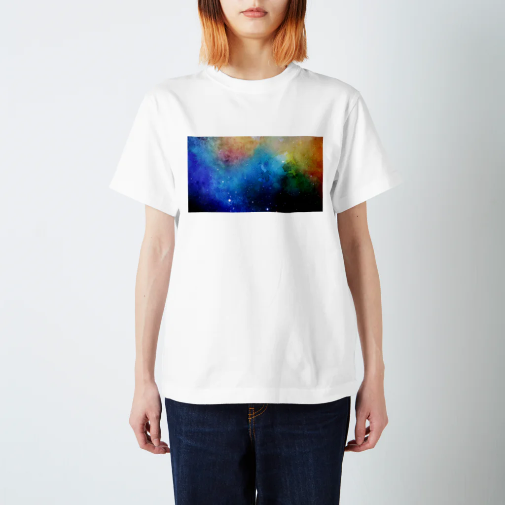 星のすみかの宇宙にとけこむ夜 スタンダードTシャツ