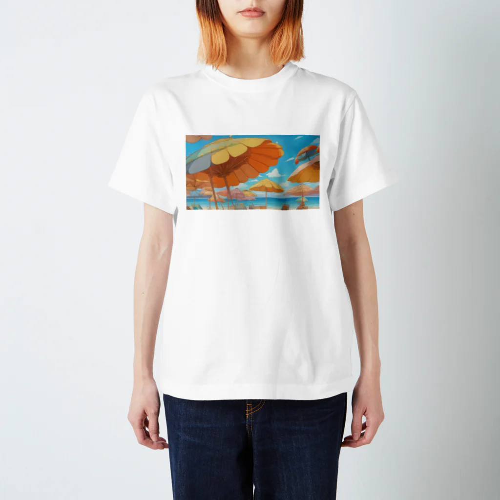 osaruna7741のリゾートでバカンス スタンダードTシャツ