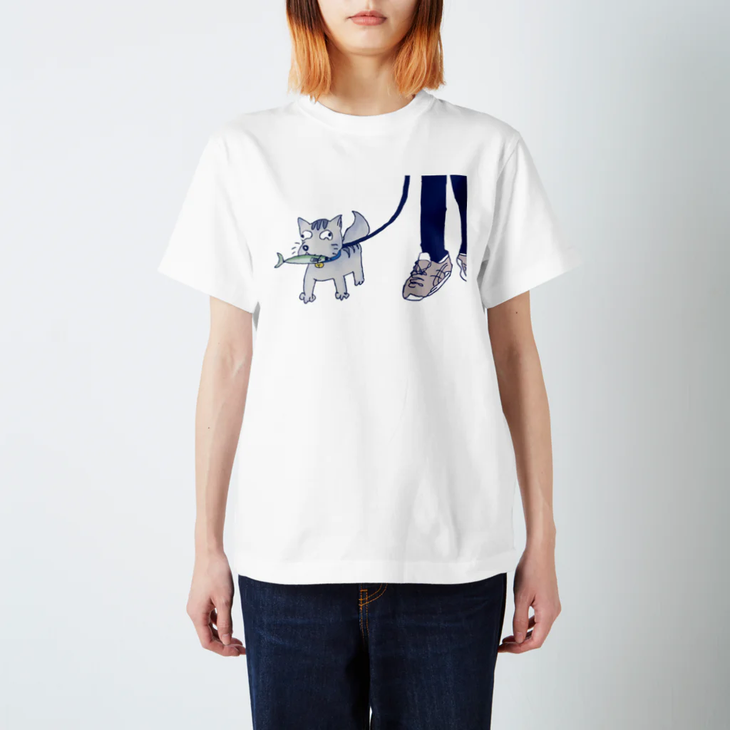 ロシアンブルーのロシアンブルー 秋刀魚 Regular Fit T-Shirt