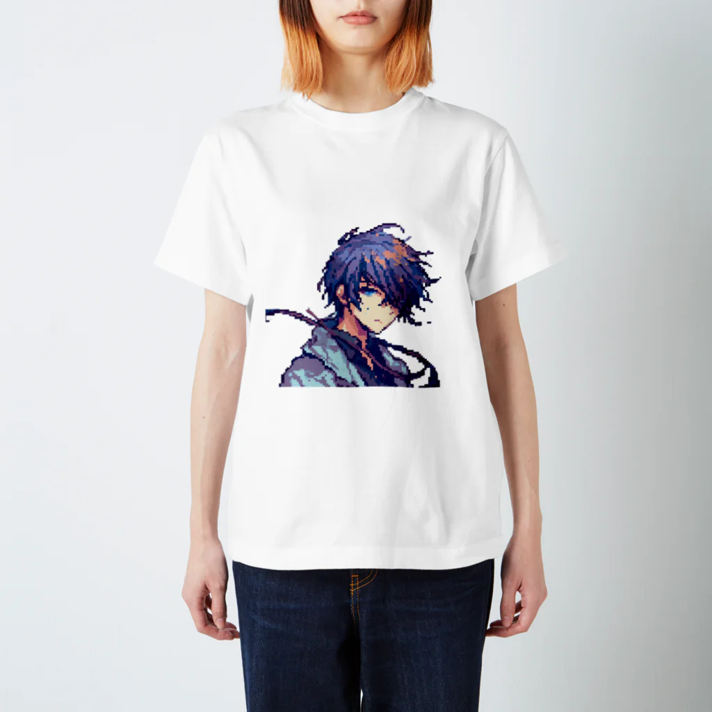 ＪｕｎのPixel Art Handsome Men スタンダードTシャツ