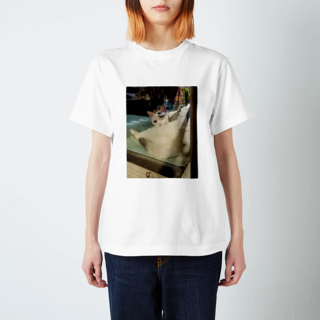 Akahige Photo-goodsのNostalgia cat Regular Fit T-Shirt