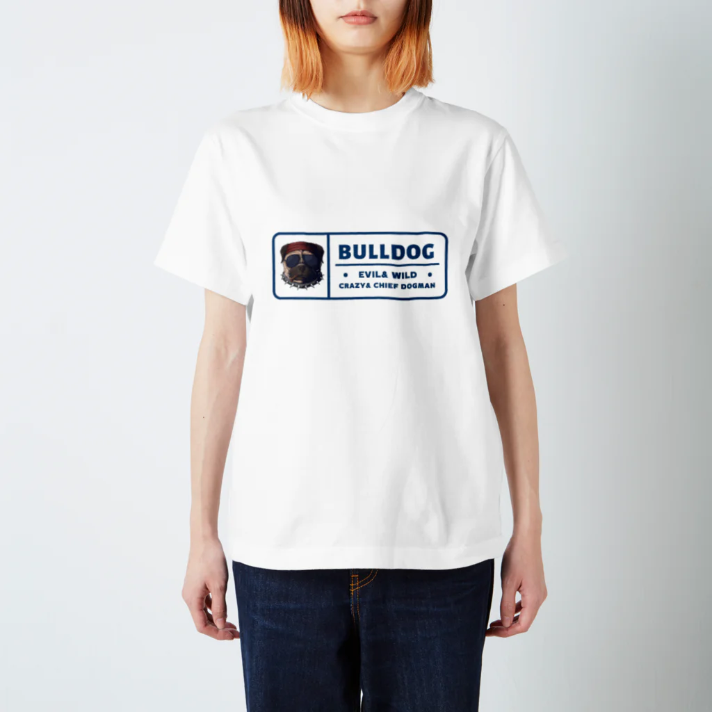 RabbitHouseのブルドック証明書 スタンダードTシャツ