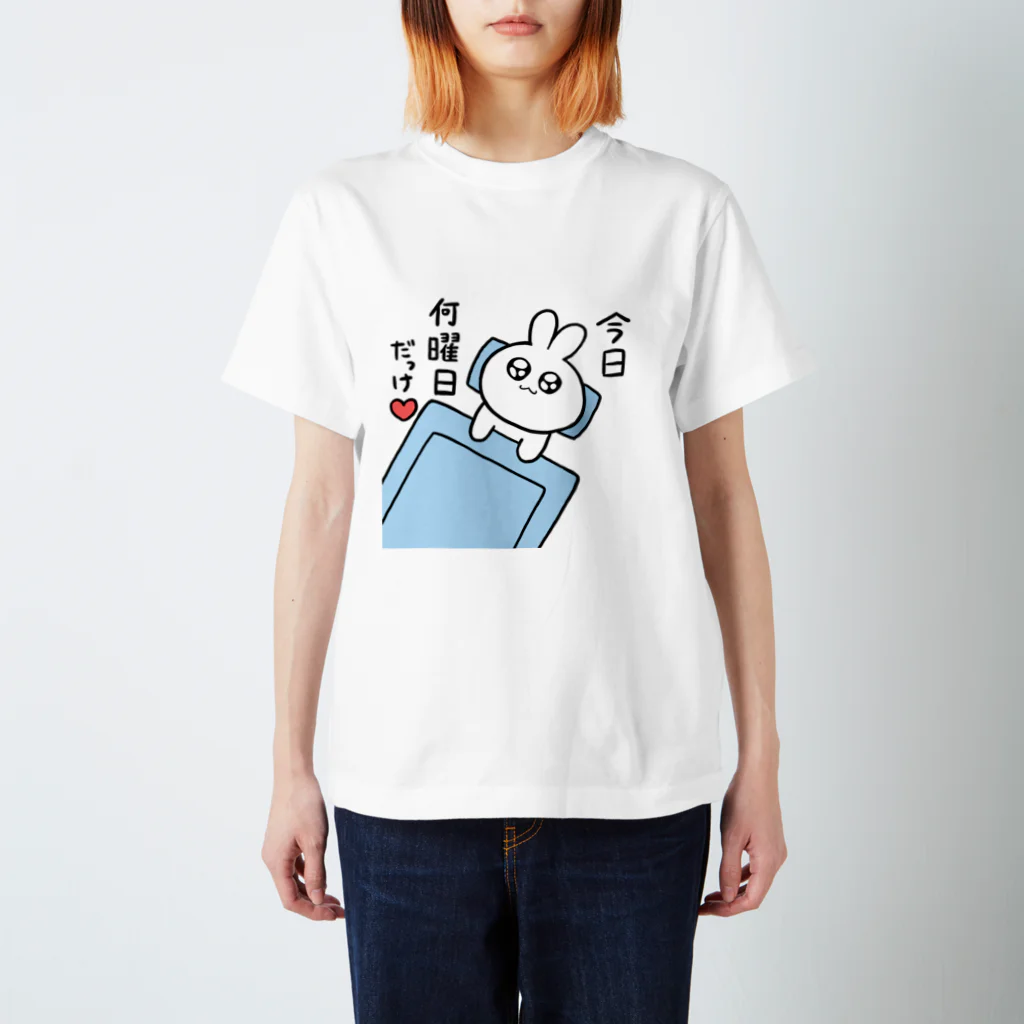 のこのこの曜日感覚なくなるよね スタンダードTシャツ