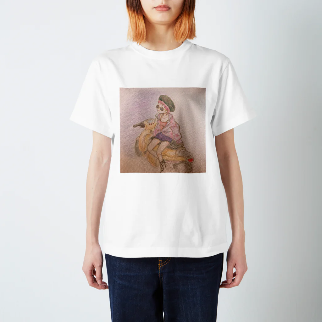 sasami.<ささみ>のディスイズ♡マイバイク スタンダードTシャツ