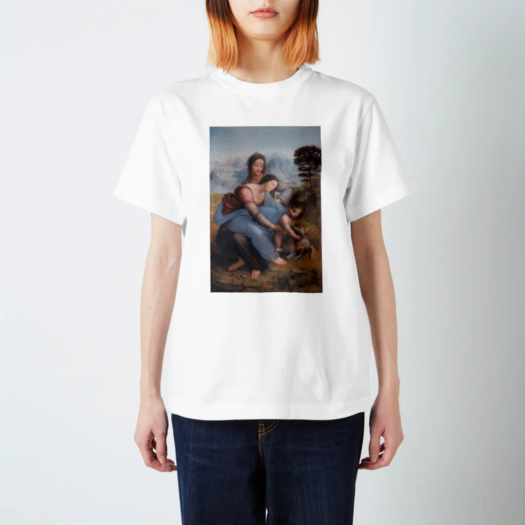 世界美術商店の聖アンナと聖母子 / The Virgin and Child with Saint Anne スタンダードTシャツ