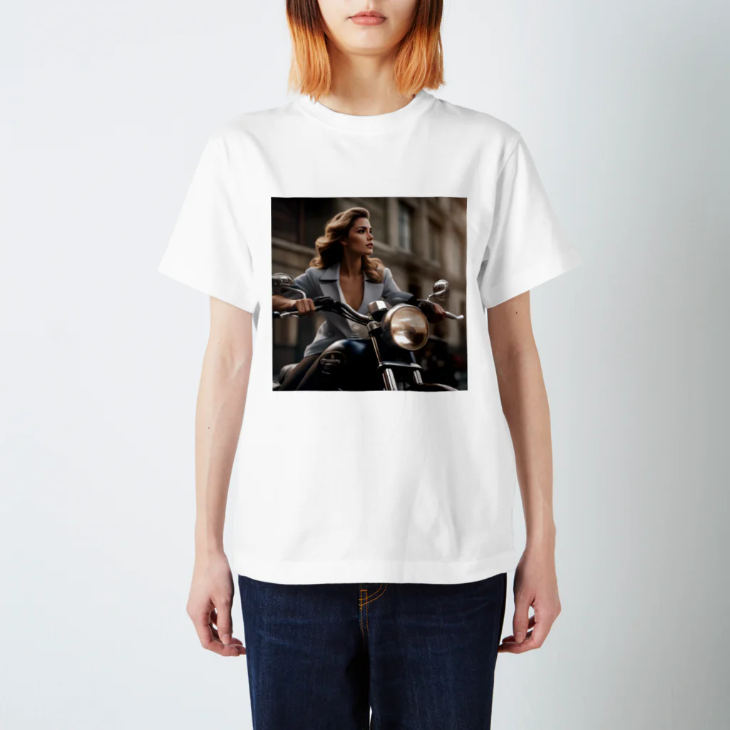 Enigma_WhispererのBike Woman Regular Fit T-Shirt