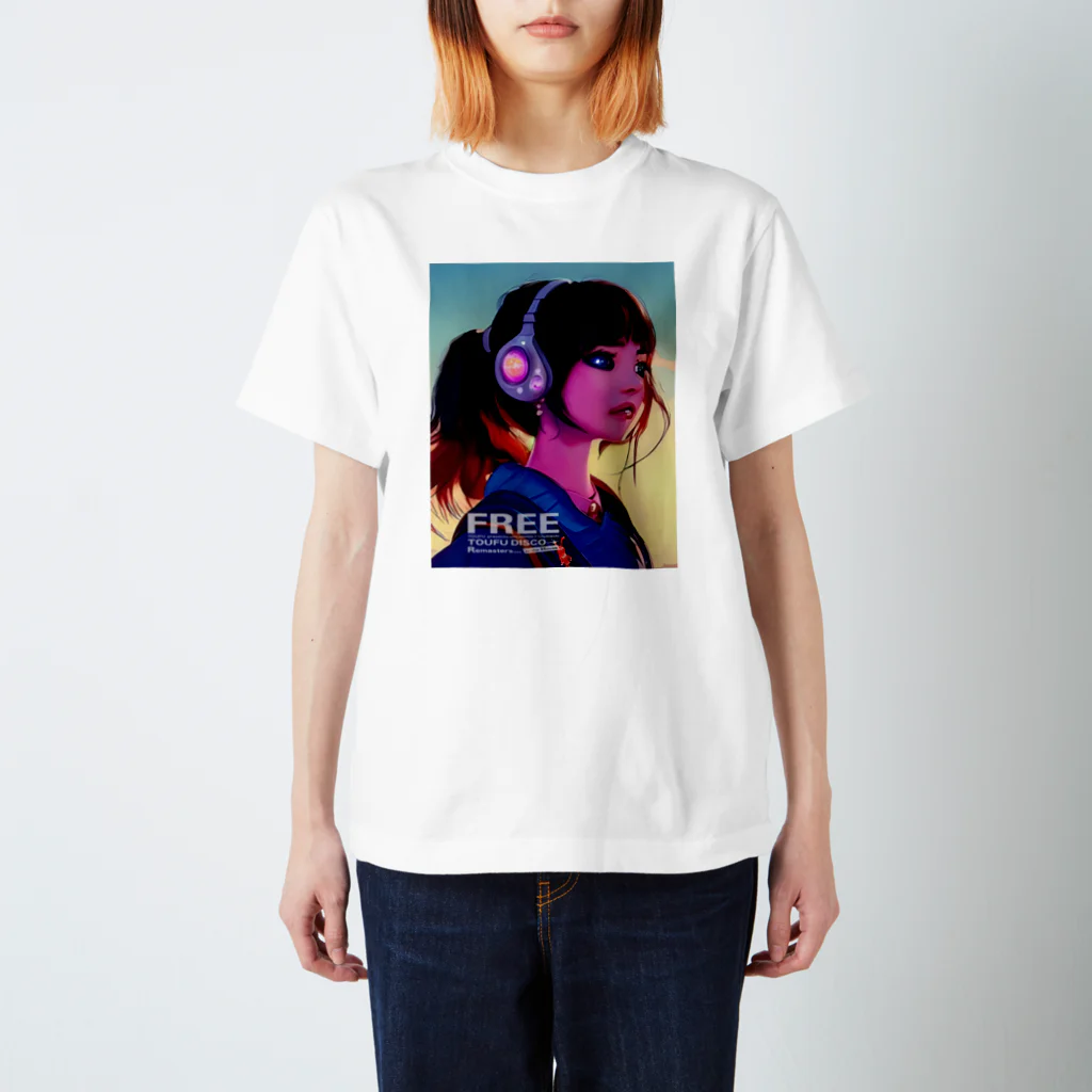 toufu_freeの青春時代に思いを馳せる　藪崎 茜 (24) -Akane Yabusaki- スタンダードTシャツ