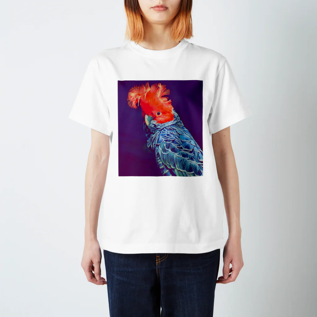 and_parrotのアカサカオウムのTシャツ スタンダードTシャツ