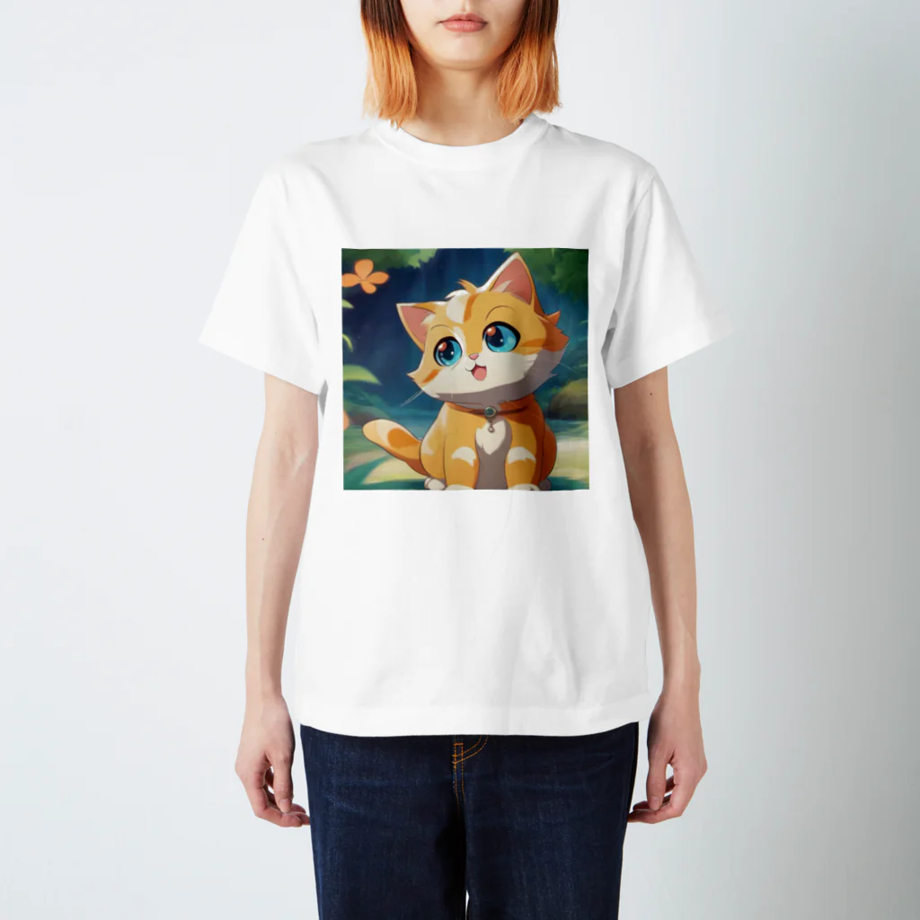 kumatakoのにゃんこ Regular Fit T-Shirt