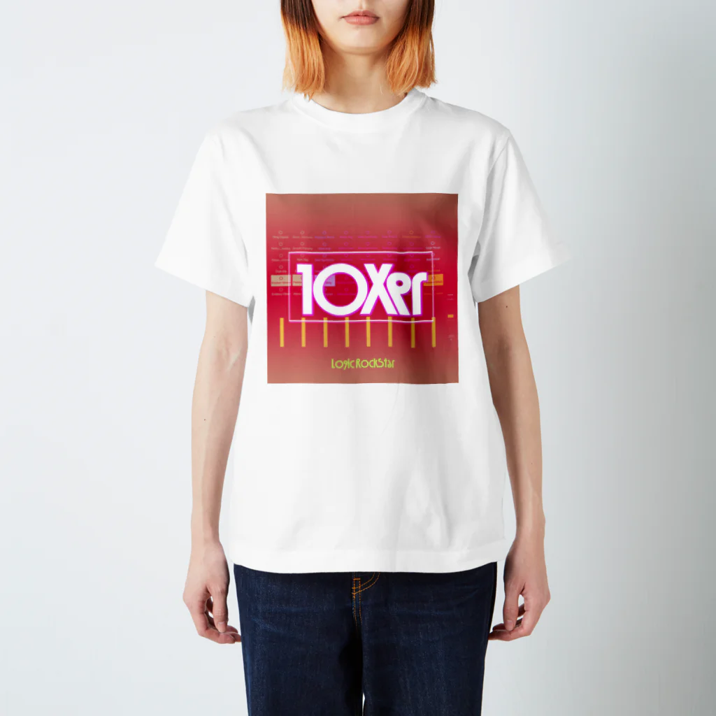 Logic RockStar の10Xer RED Regular Fit T-Shirt