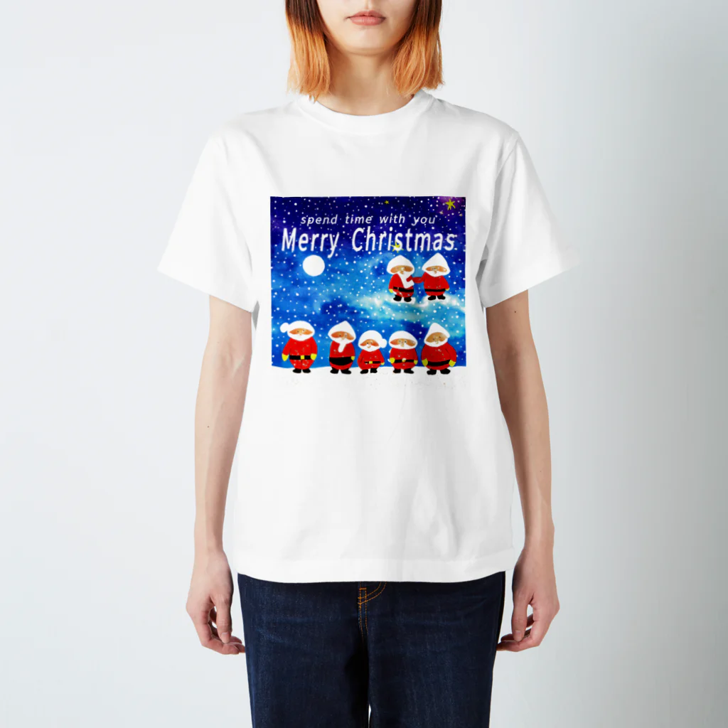 HirockDesignJapanの大切な人と過ごすクリスマス　spend christmas with you スタンダードTシャツ