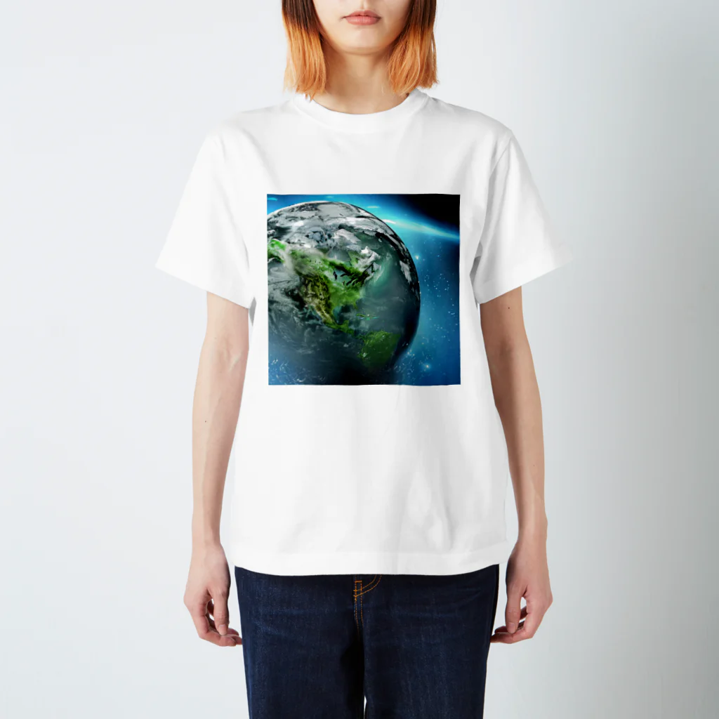 からすんやの崩壊する地球 スタンダードTシャツ