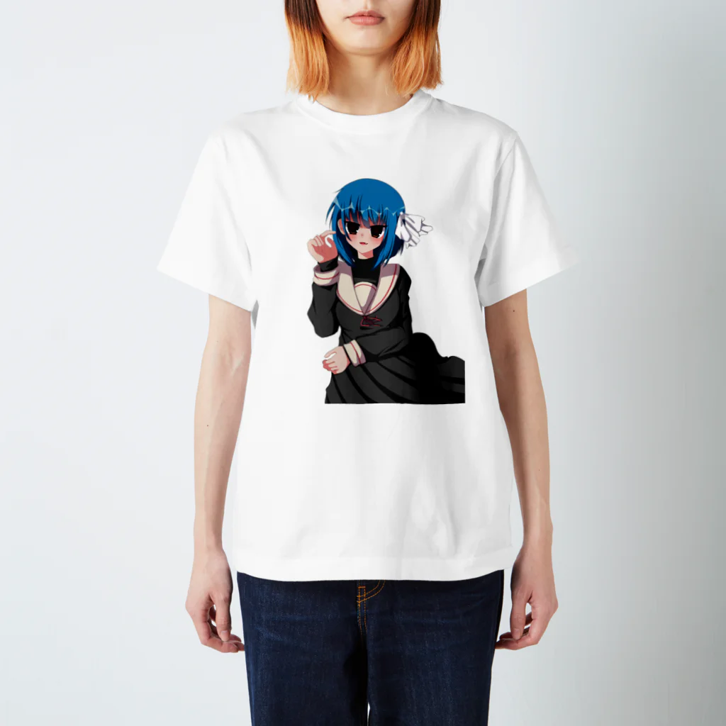 古野崎標識の架空の美少女ゲームヒロイン スタンダードTシャツ