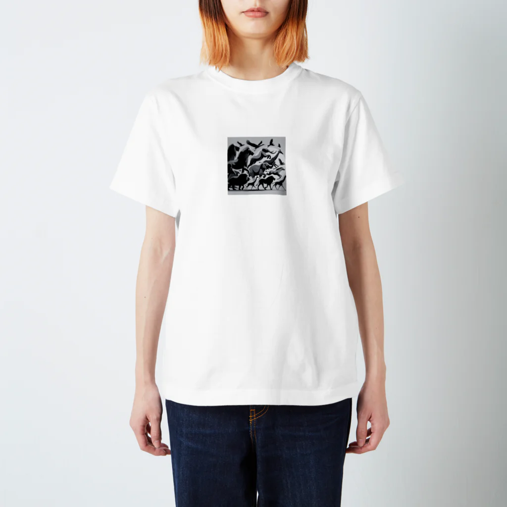 miraiの珍しい動物コレクションデザイン Regular Fit T-Shirt