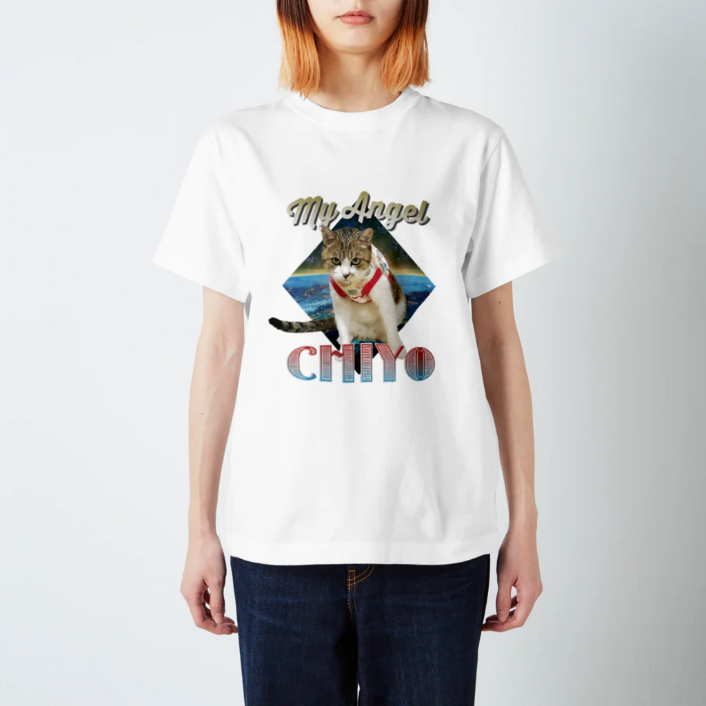 エンジェルグッズのVintage_Chiyo スタンダードTシャツ