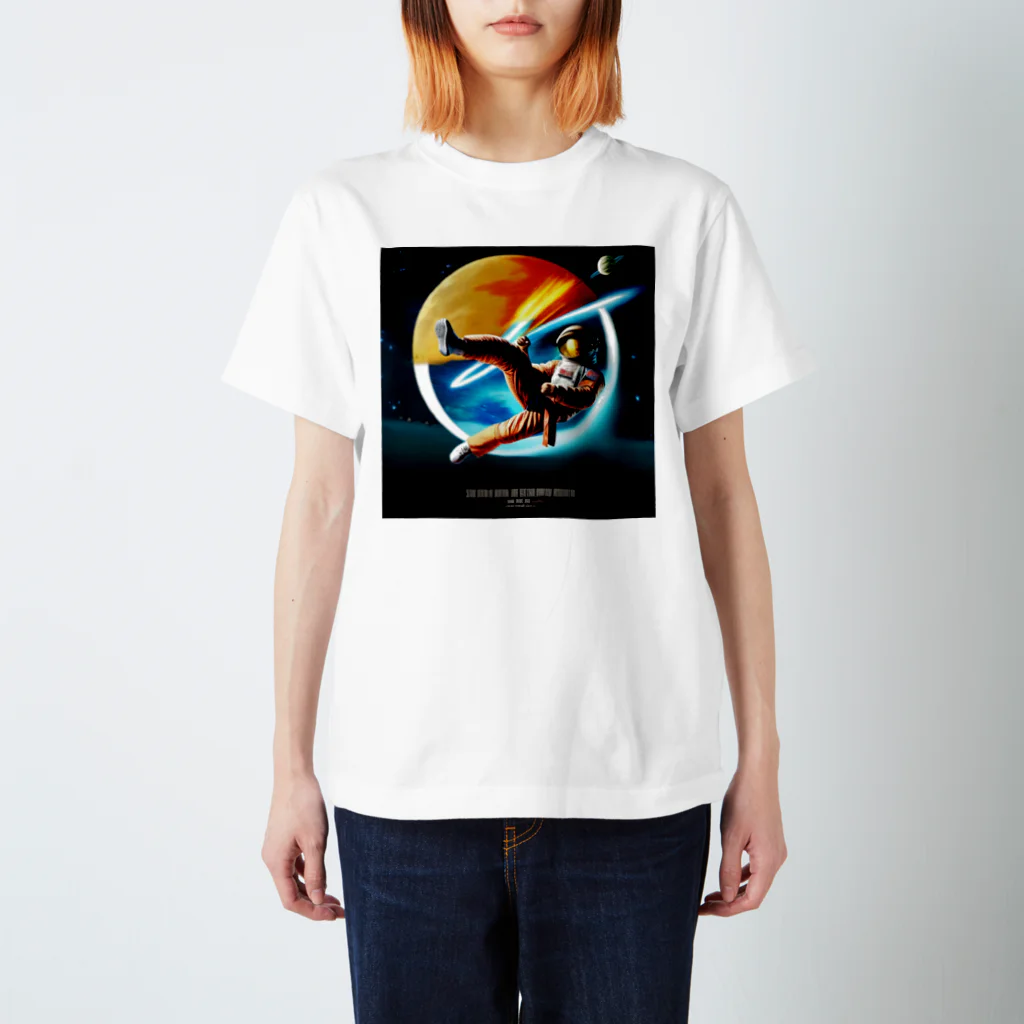 宇宙開発デザイン科の映画『スペースカンフー』 Regular Fit T-Shirt