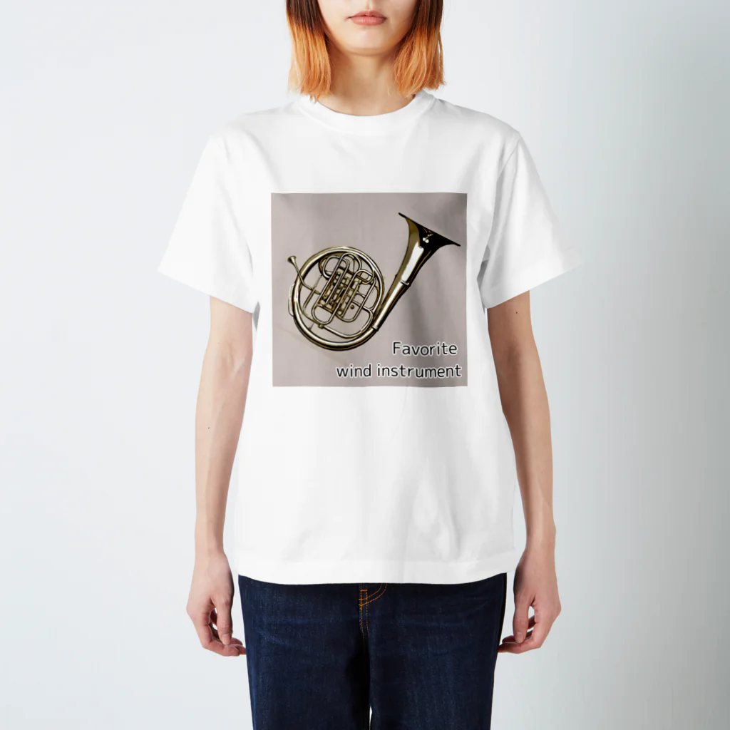 TOMATO913のFavorite wind instrument ～Horn～ Regular Fit T-Shirt