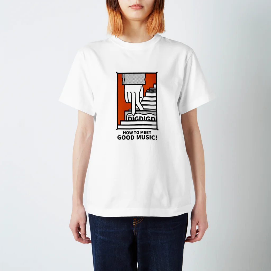 もじあそびのDIGDIG！ Regular Fit T-Shirt