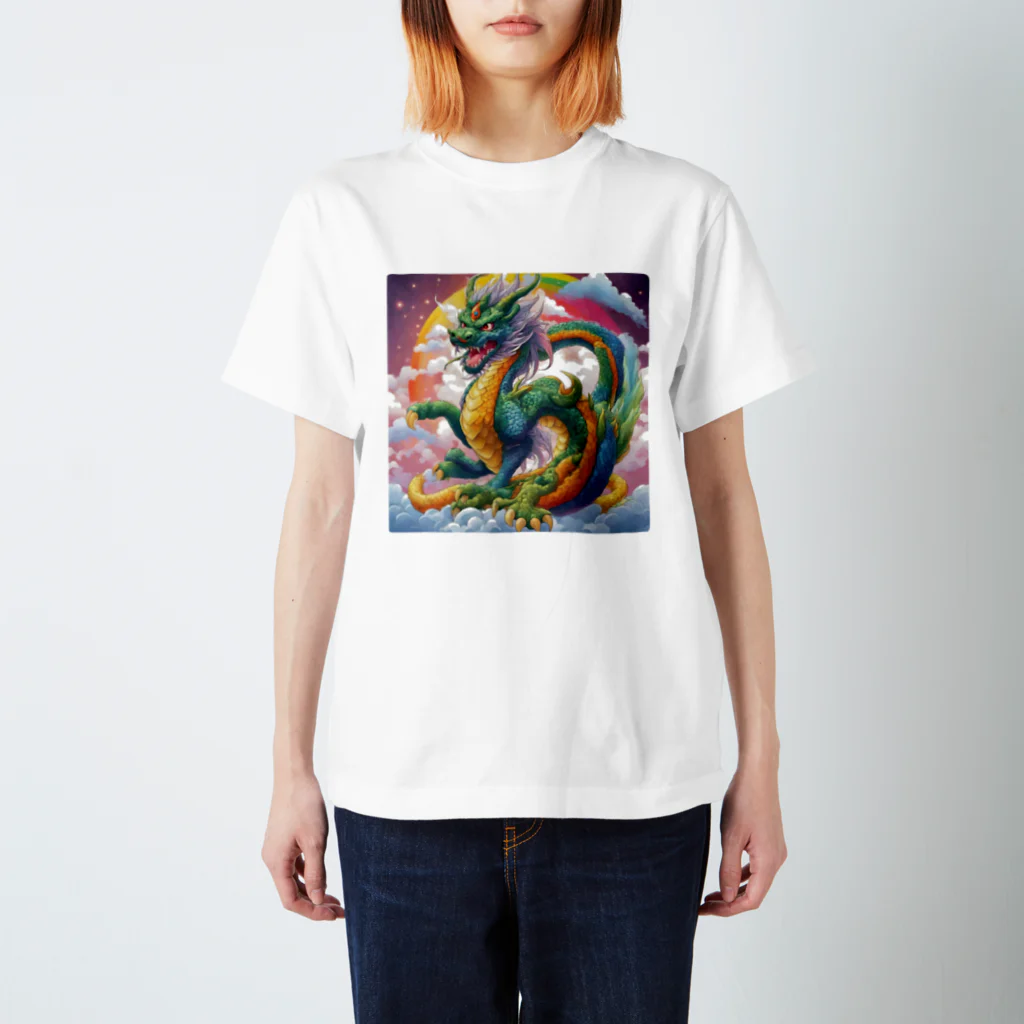 Ryu76 shopの虹龍 Regular Fit T-Shirt