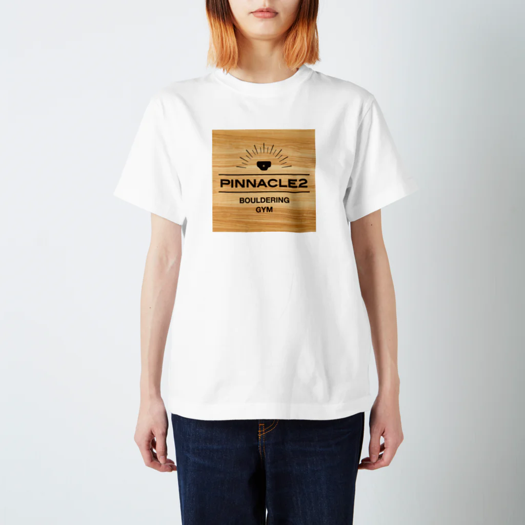 pinnacle2のPINNACLE2  Tシャツ(木目) Regular Fit T-Shirt