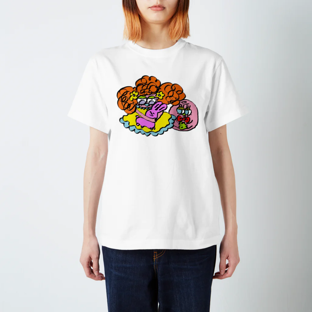 ｉｐｕｙａ(イプヤ)のむぎゅっとチョモパチョ Regular Fit T-Shirt