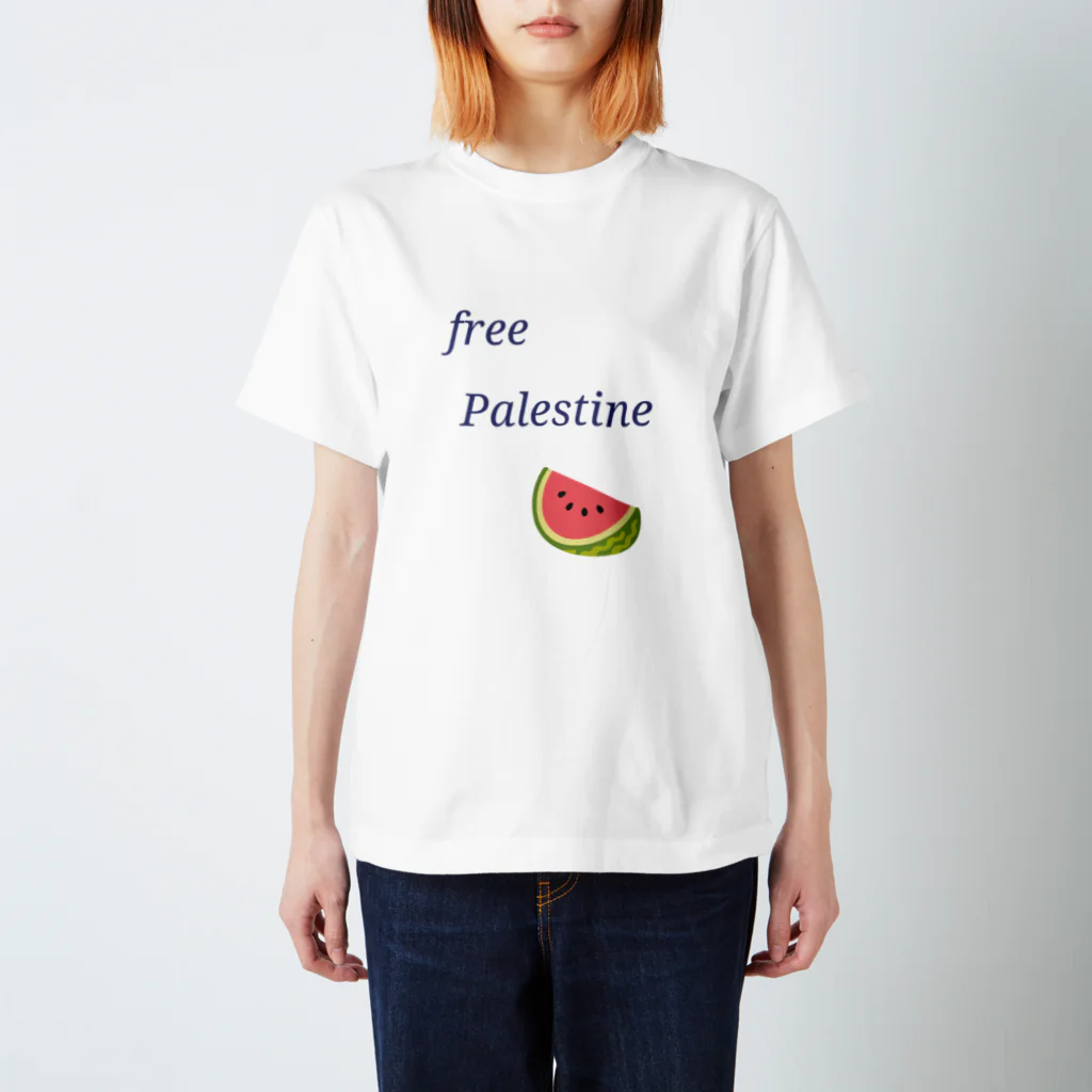 鸚哥ノ館のfreePalestine Regular Fit T-Shirt
