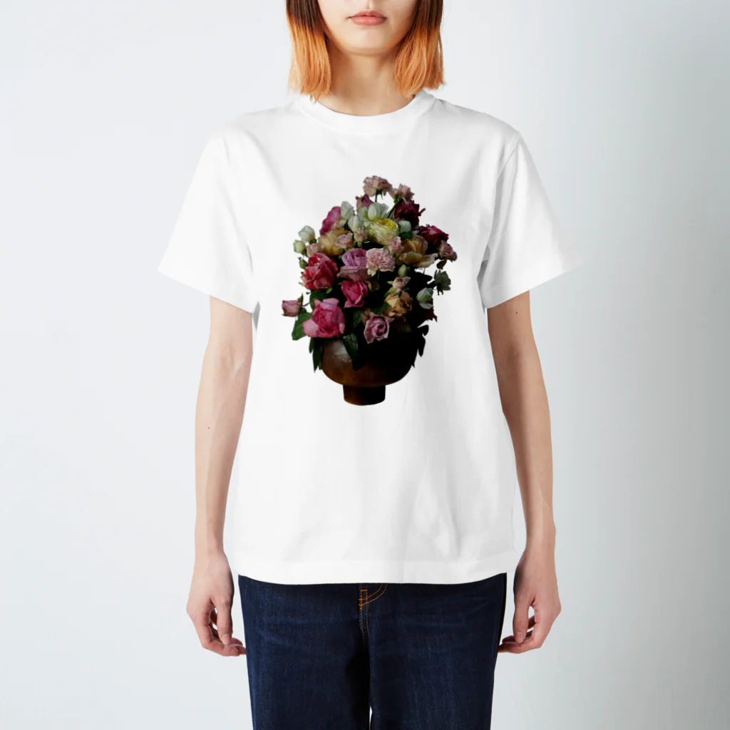 植物の絵師「洋子」の店の薔薇の花束 Regular Fit T-Shirt