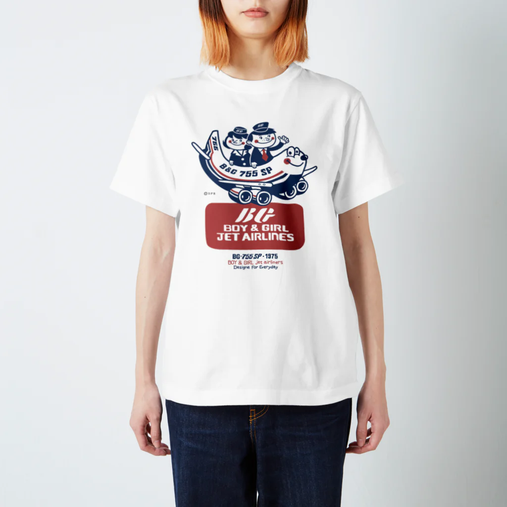 Design For EverydayのBoy& Girl エアライン Regular Fit T-Shirt