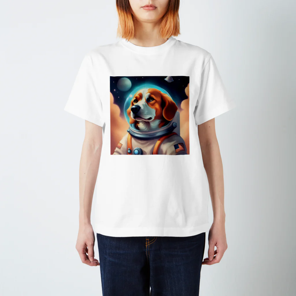 mumuのわんちゃん宇宙飛行士 Regular Fit T-Shirt