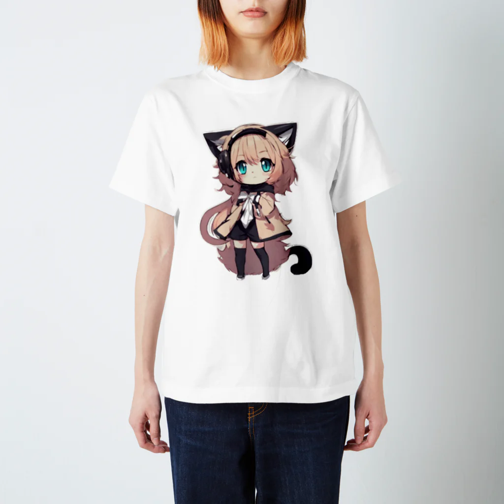 VOCALOID風な商品をの鮮やかな色使い スタンダードTシャツ