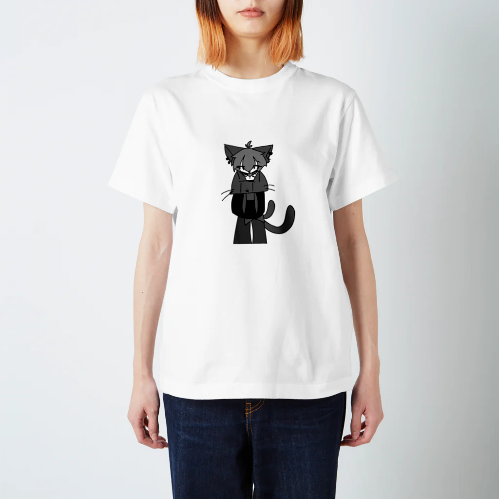 人外屋さんのねこにゃんとねこ吉くん Regular Fit T-Shirt
