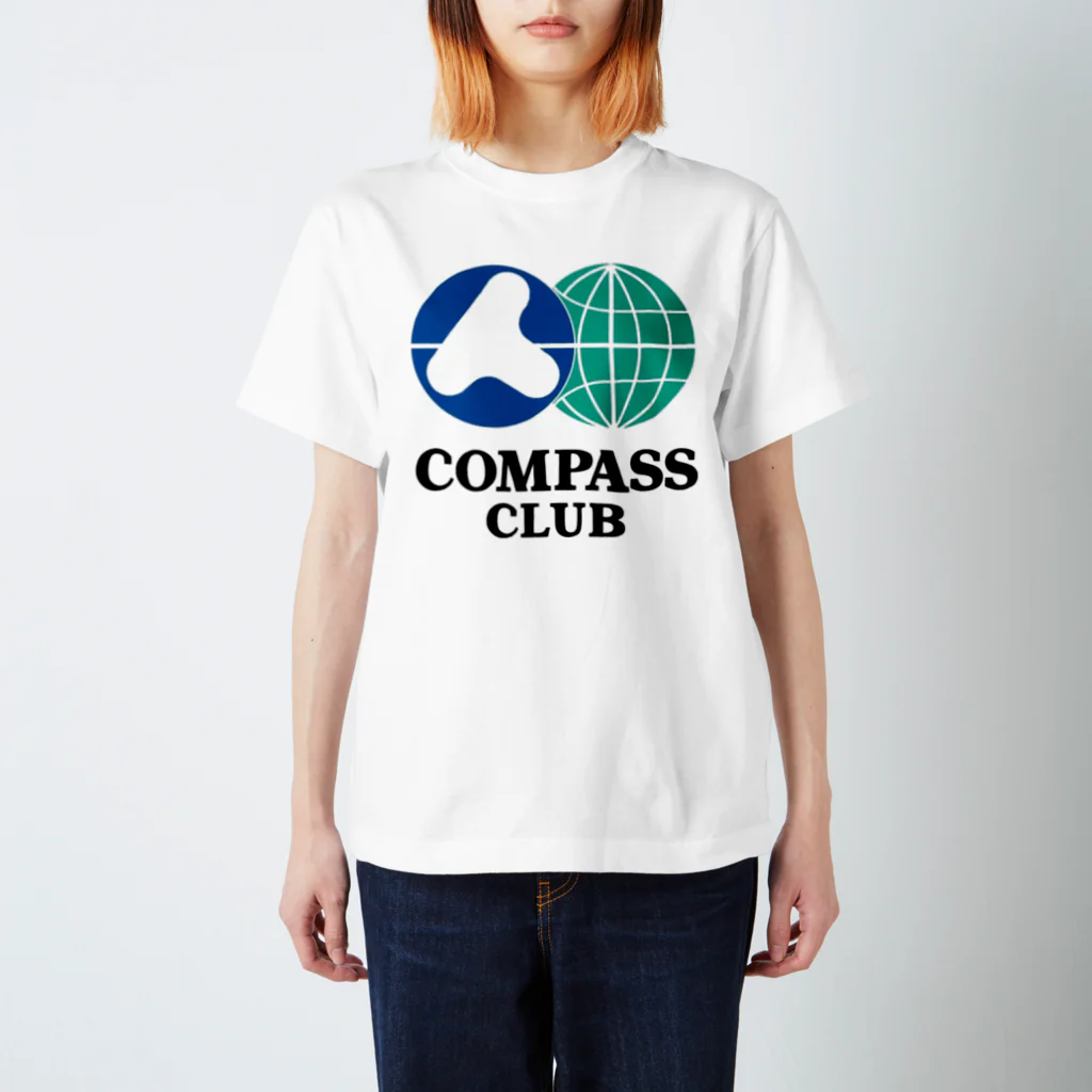 コンパスクラブ：東大阪の卓球場（無料体験あります）のコンパスクラブ （ロゴ） スタンダードTシャツ