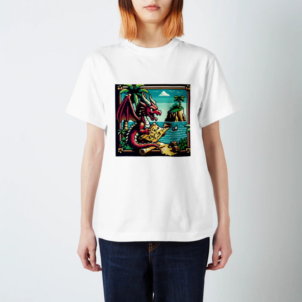 Pixel Questのピクセルクエスト・ドレイコ Regular Fit T-Shirt