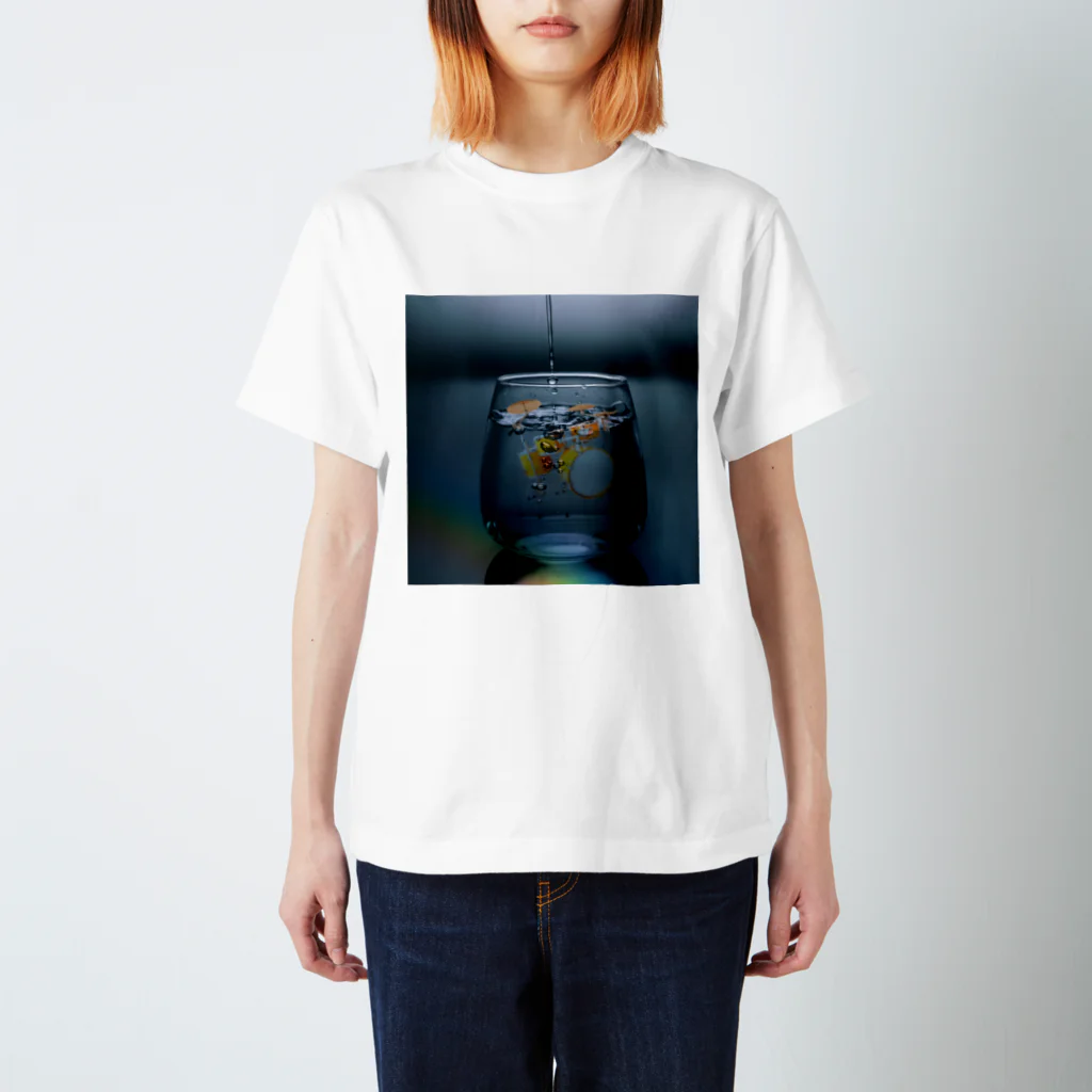 イロハ＊デザインのDrum Water Regular Fit T-Shirt