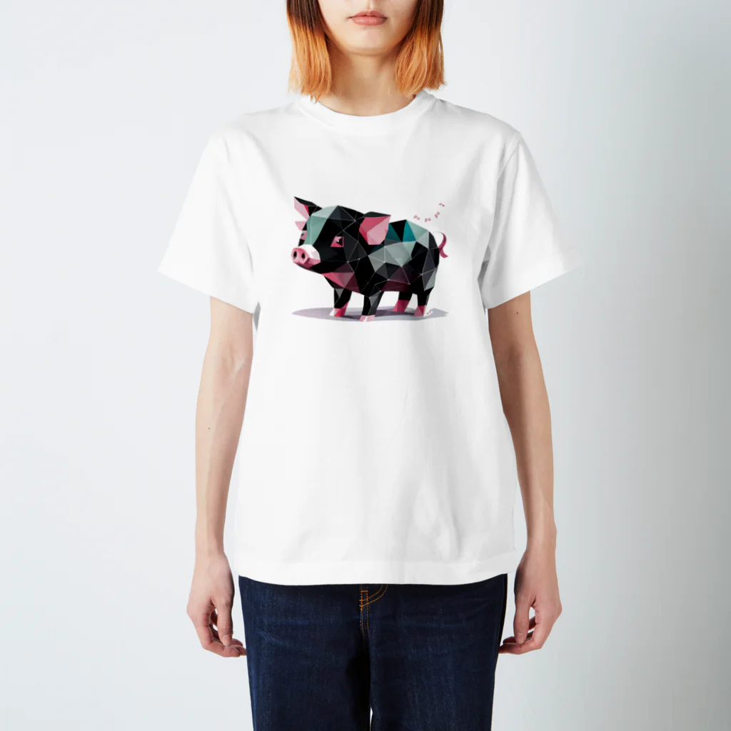 まみおデザインのpu　 pu　　pu ♪ Regular Fit T-Shirt