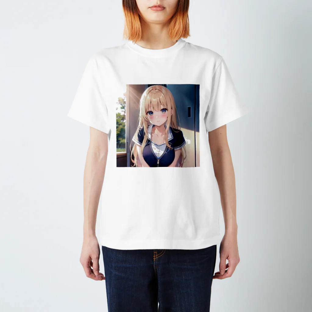 yo-yo-yoの美少女 スタンダードTシャツ