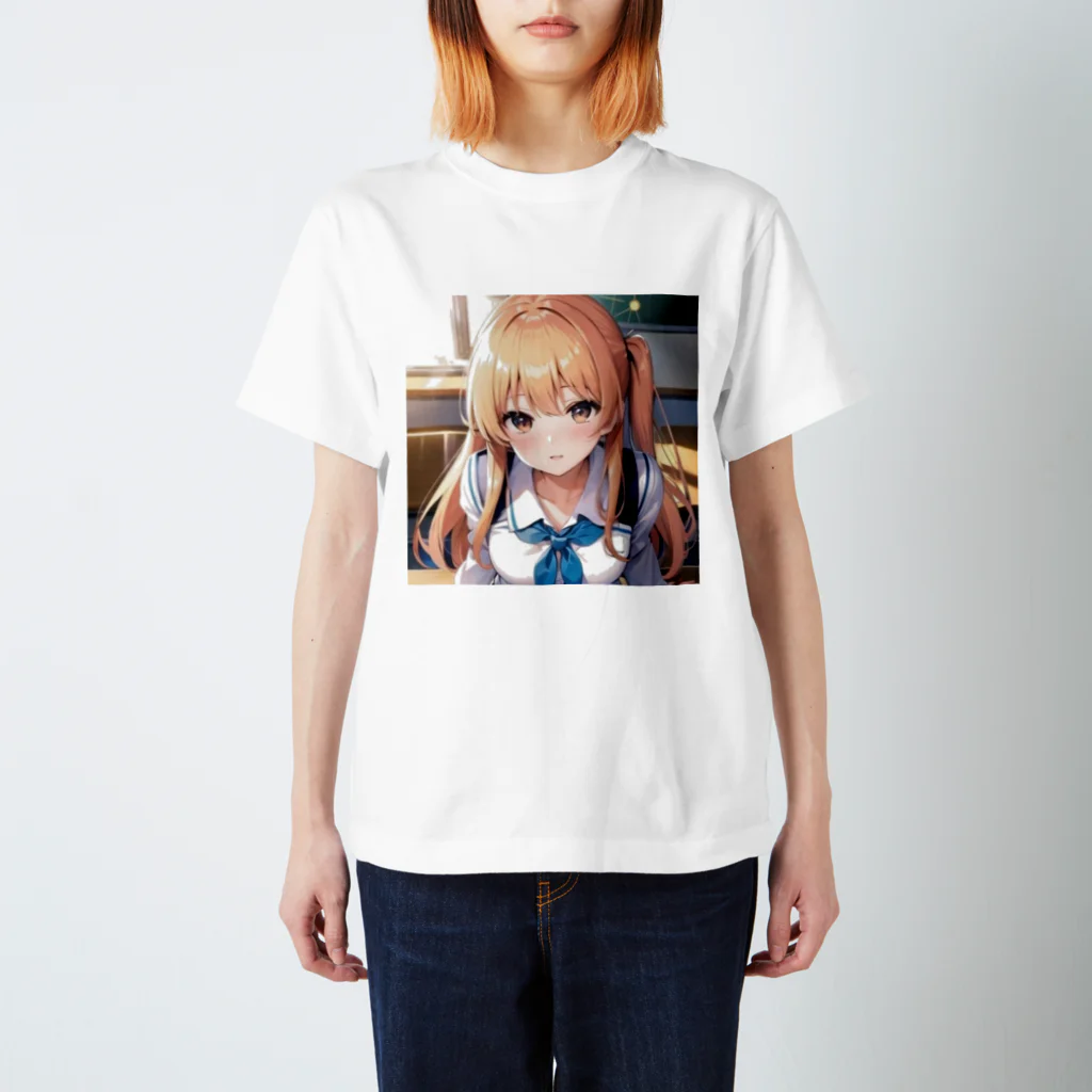 yo-yo-yoの美少女 スタンダードTシャツ