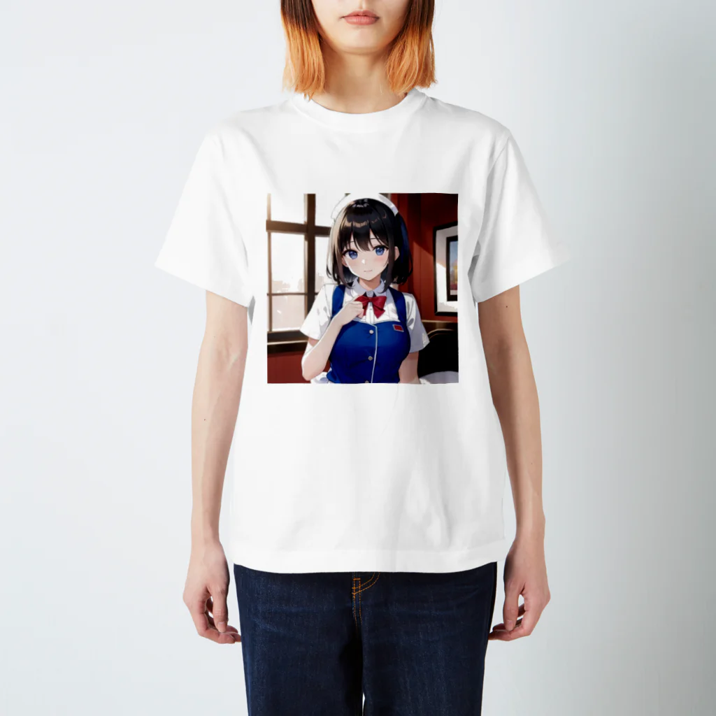 yo-yo-yoの美少女 スタンダードTシャツ